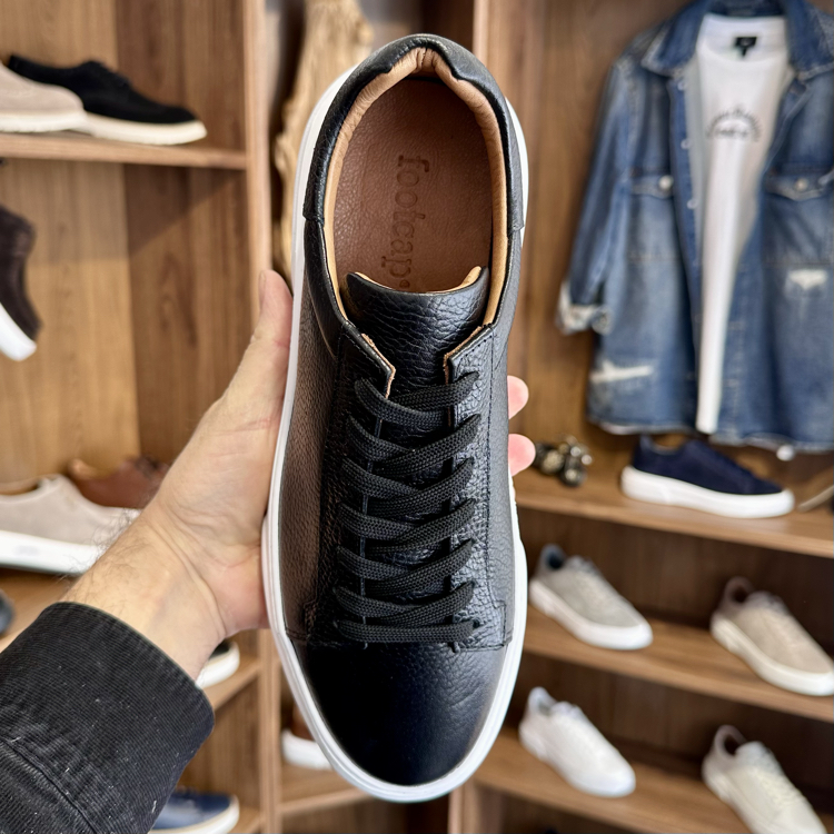 Tommy Premium Kalite Hakiki Deri / Siyah