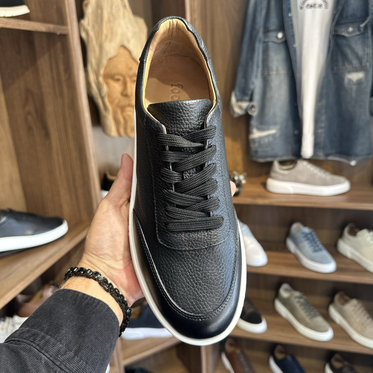 Dune Strider Hakiki Deri / Astarsız / Premium Kalite / Siyah