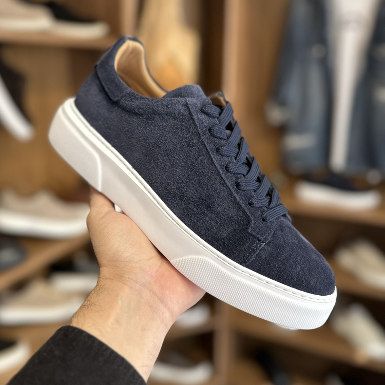 Tommy Premium Kalite Hakiki Süet / Lacivert