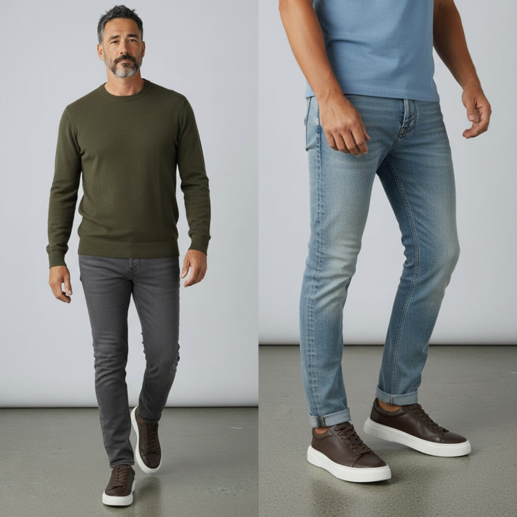 Tommy Premium Kalite Hakiki Deri / Kahverengi