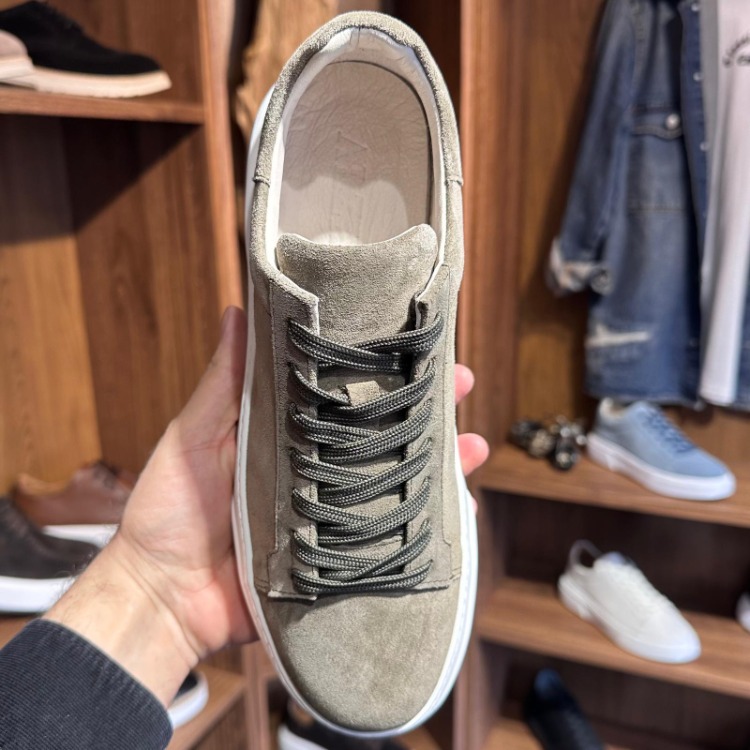 Tommy Premium Kalite Hakiki Süet / Yeşil