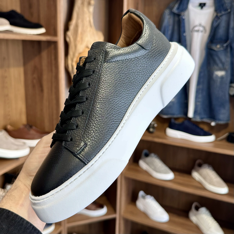 Tommy Premium Kalite Hakiki Deri / Siyah