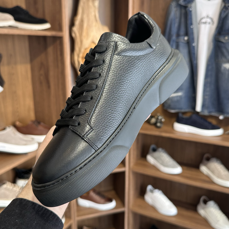 Tommy Premium Kalite Hakiki Deri / Siyah