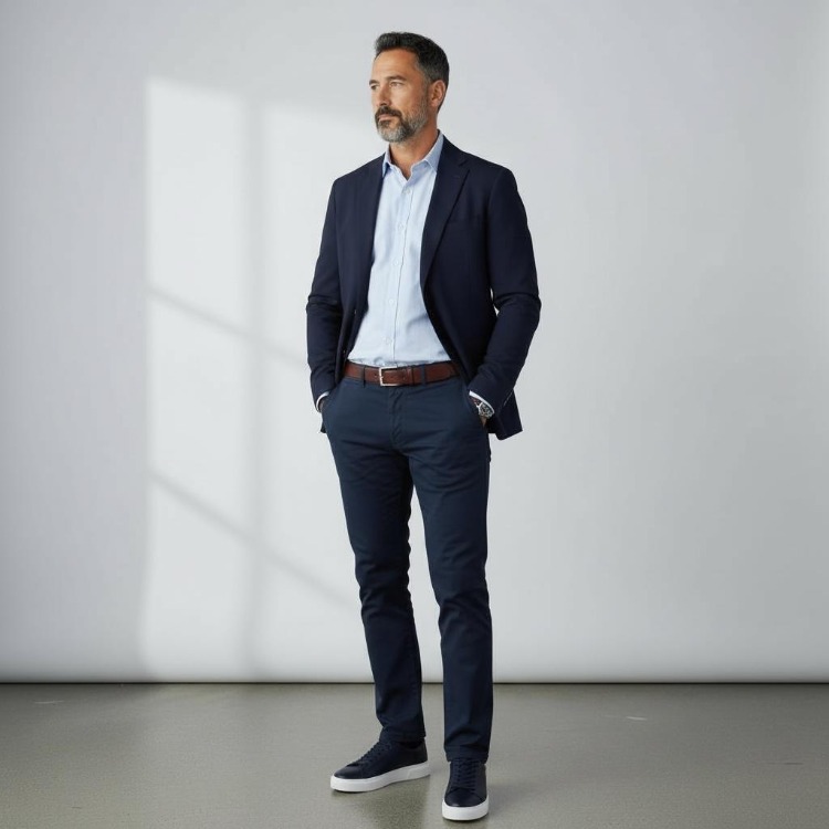 Tommy Premium Kalite Hakiki Deri / Lacivert