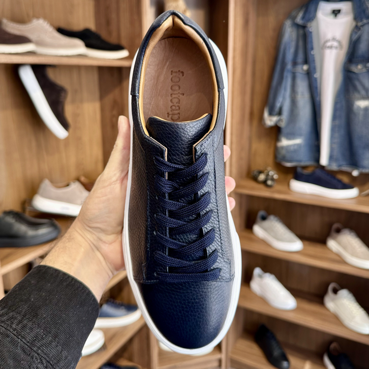 Tommy Premium Kalite Hakiki Deri / Lacivert