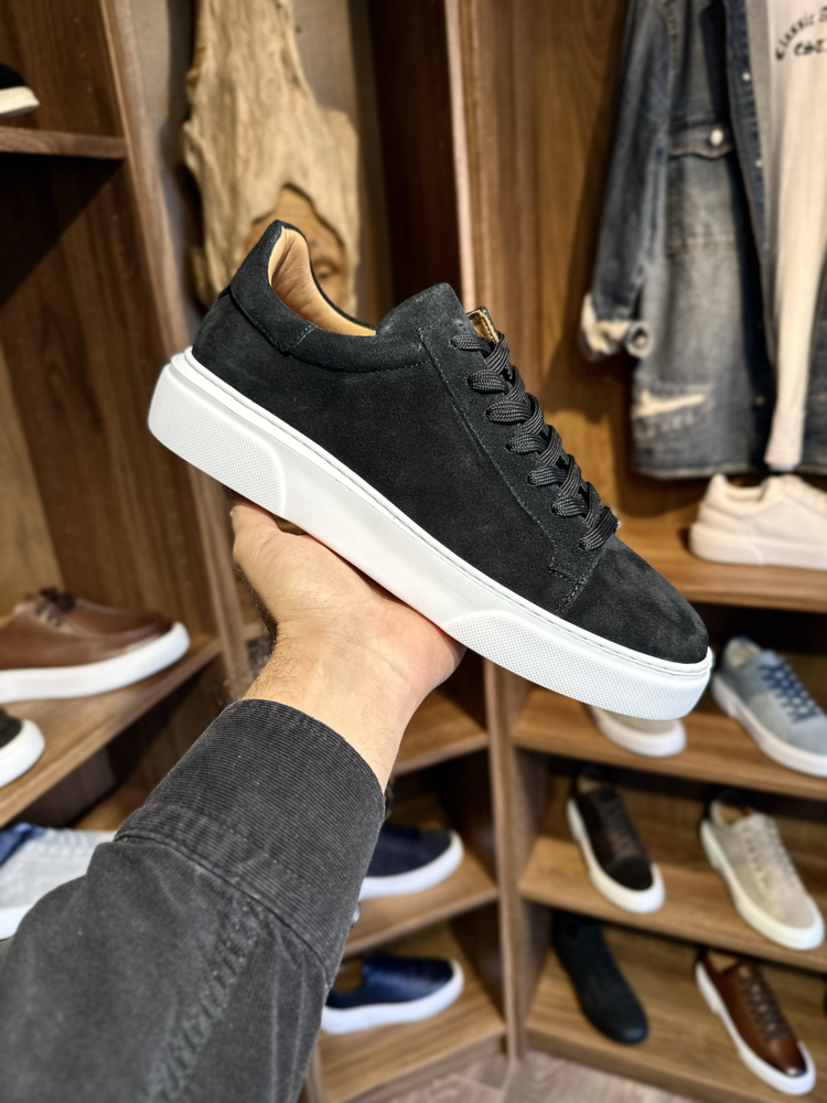 Tommy Premium Kalite Hakiki Süet / Siyah / İnceleme Videosu