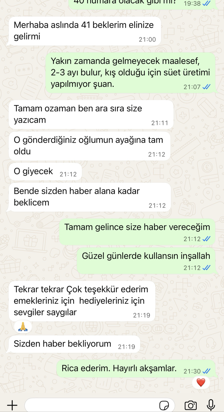 Gerçek Müşteri Mesajları
