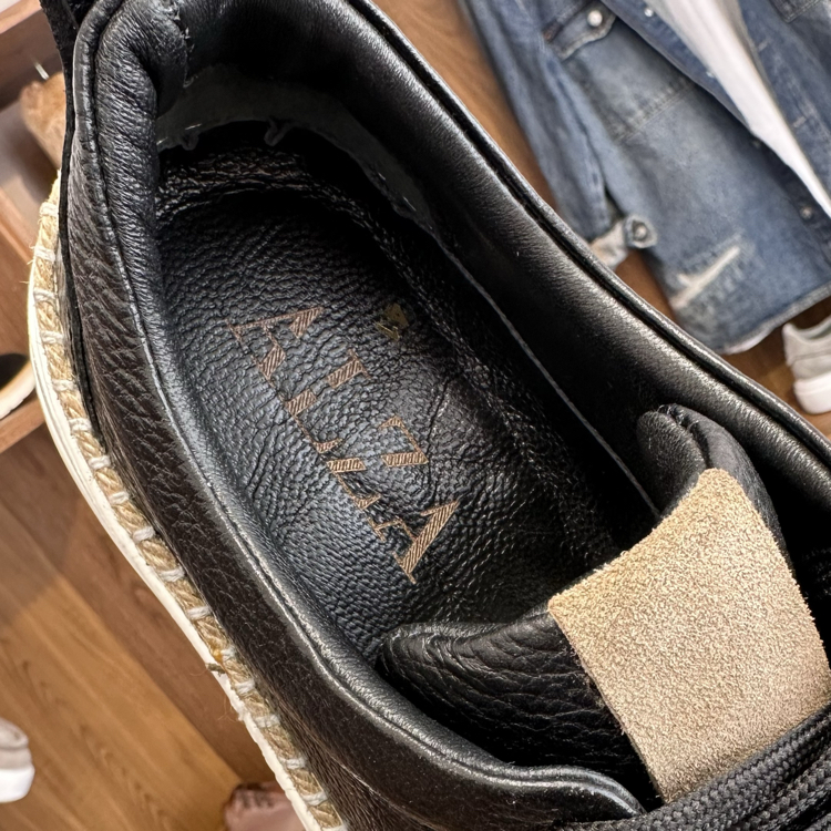 Espadril Erkek Sneaker - Siyah Floter