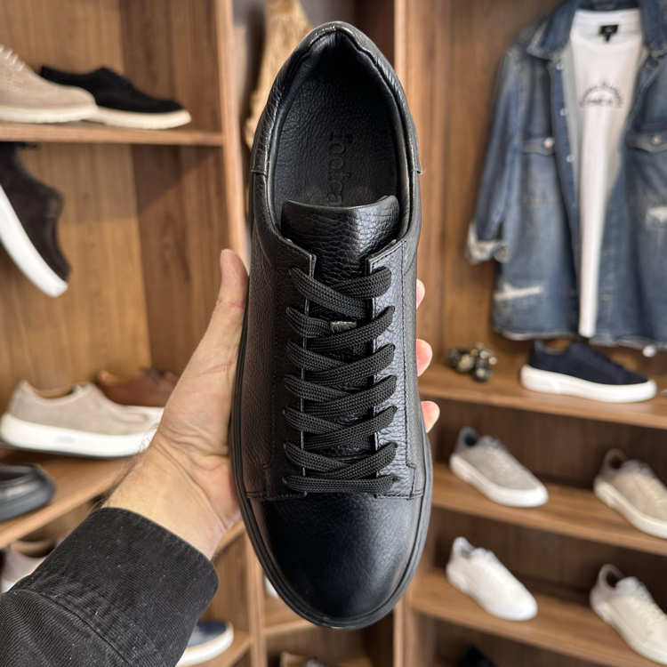 Tommy Premium Kalite Hakiki Deri / Siyah