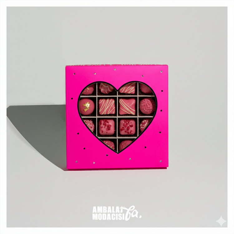 2023 SEVGİLİLER GÜNÜ• I LOVE YOU PEMBE SERİSİ 10 ADET ( 17.5x17.5x3 CM )