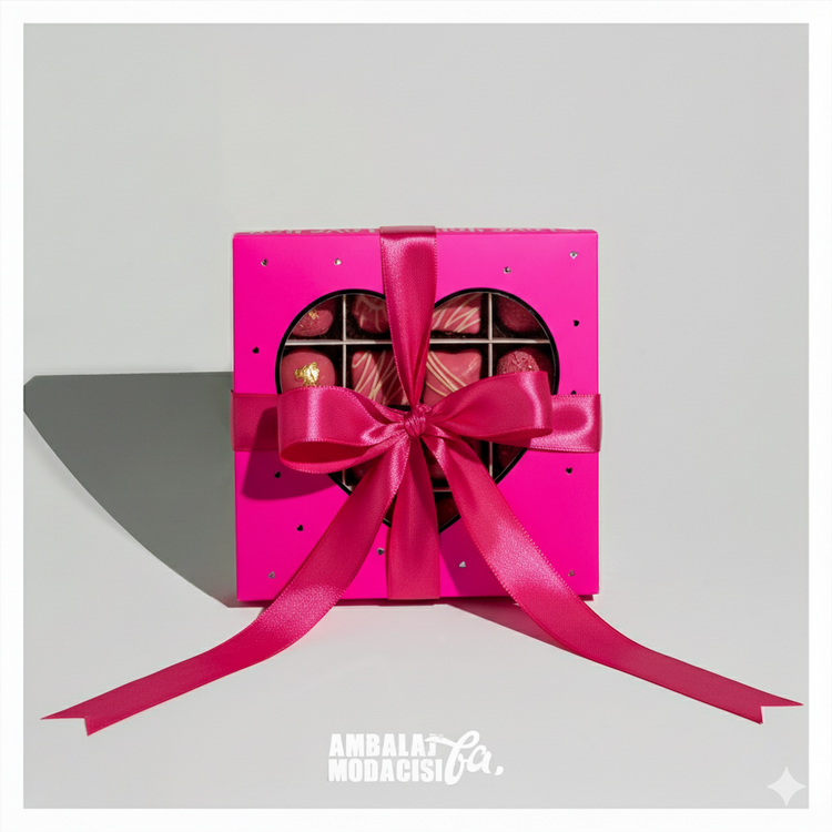 2023 SEVGİLİLER GÜNÜ• I LOVE YOU PEMBE SERİSİ 10 ADET ( 17.5x17.5x3 CM )