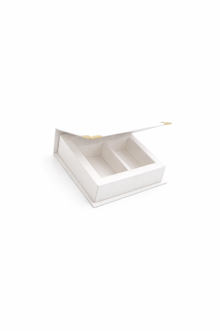 NİBOX 2 GÖZLÜ ÇİKOLATA KUTUSU ( 8X12X3 CM ) ( 10 ADET )