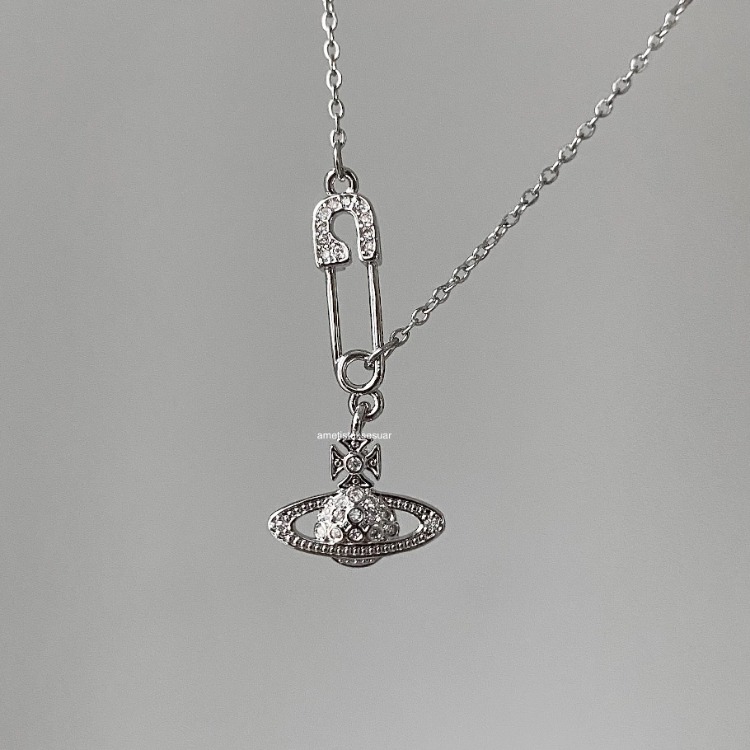 Mini Satürn Çengelli Kolye