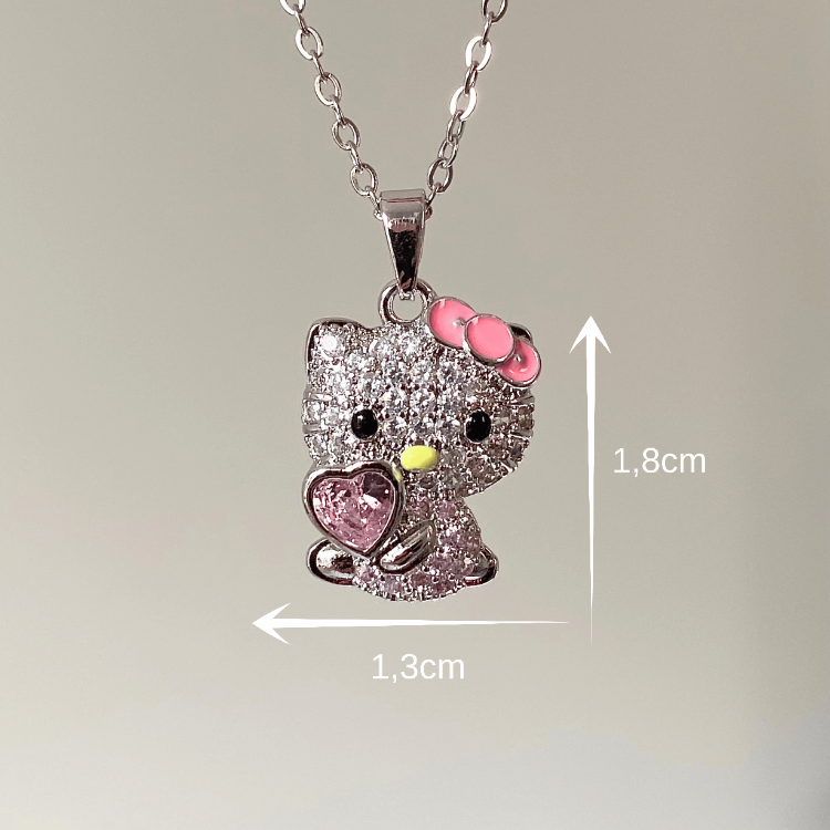 Pembe Hello Kitty Kolye