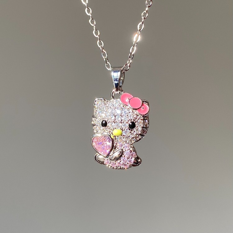 Pembe Hello Kitty Kolye