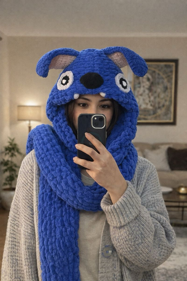 Stitch balaclava atkı