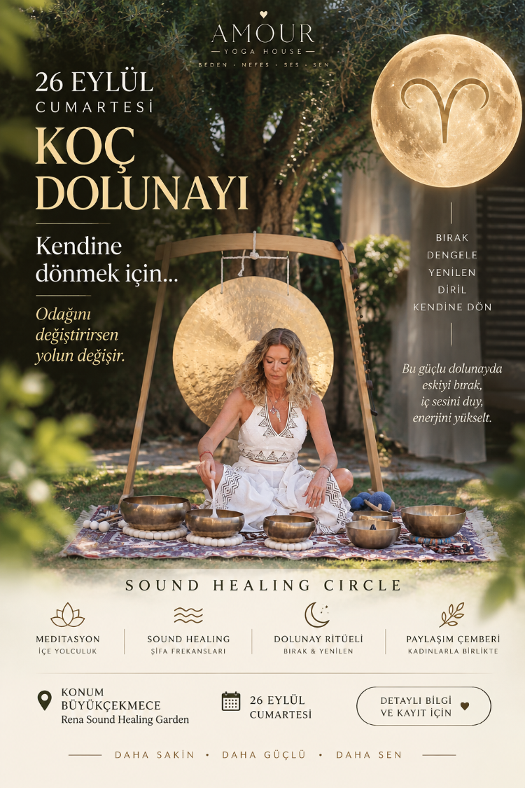 Rena Sound Healing & Yin Yoga 26 Eylül Cumartesi