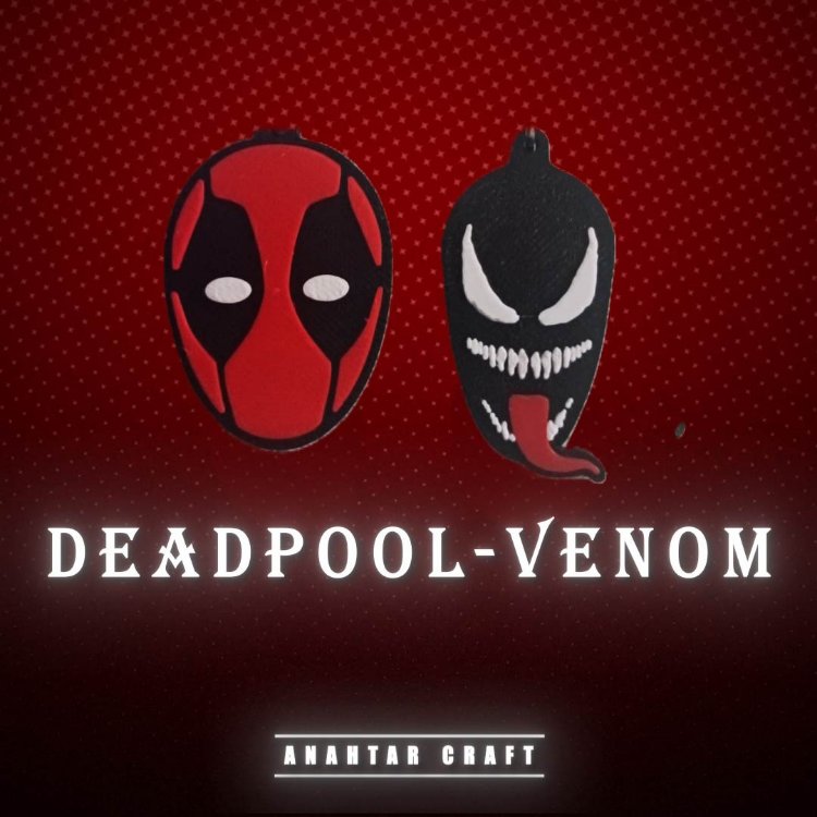 Venom Maske Anahtarlık