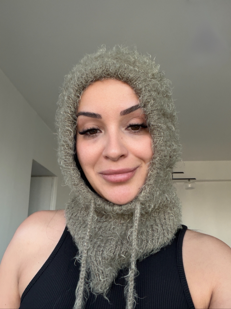 Hoodelle Kahve Balaclava – 4 Stilde Kullanım | El Örmesi Unisex