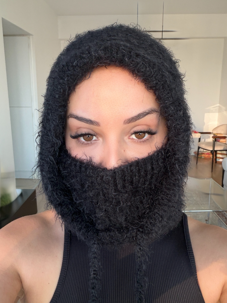 Hoodelle- Siyah Balaclava, 4 Stilde Kullanım, Unisex