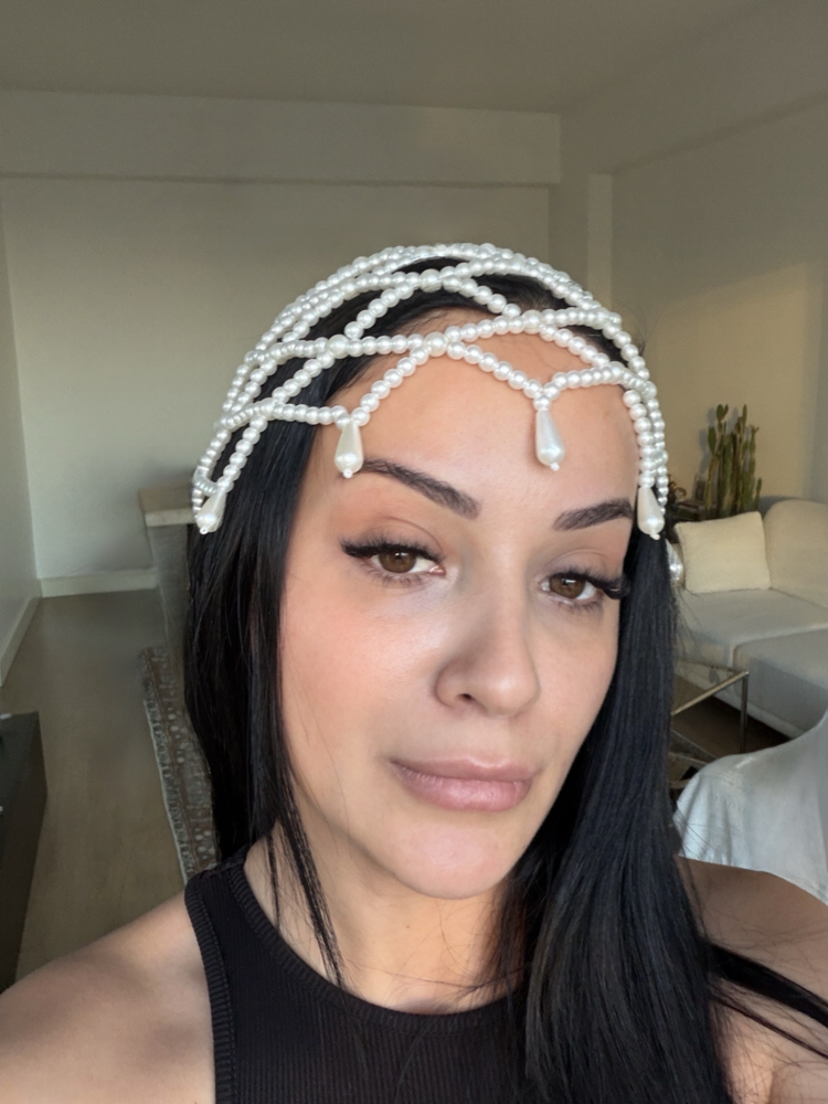 Boncuk şapka - Linda model