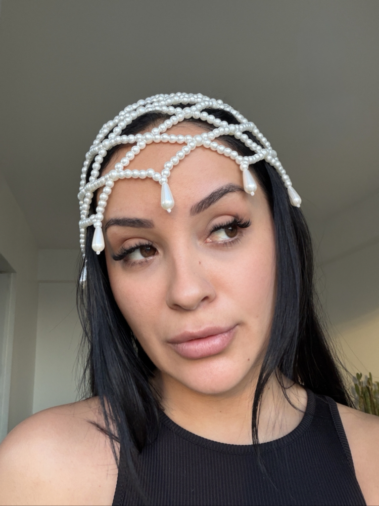Boncuk şapka - Linda model