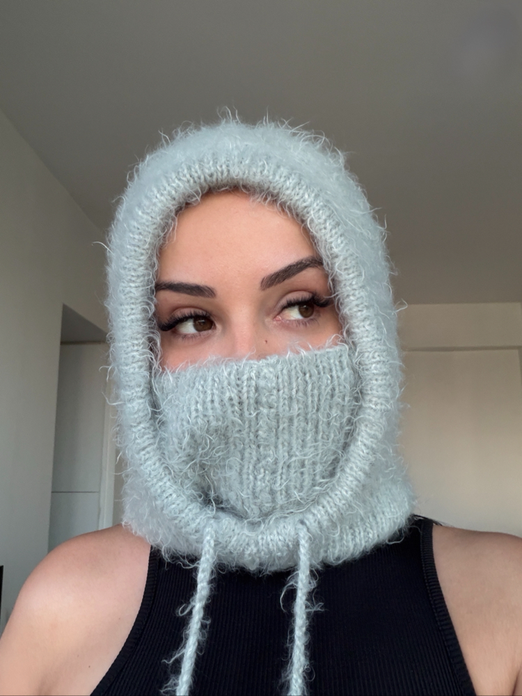 Hoodelle Buz Balaclava – 4 Stilde Kullanım | El Örmesi Unisex