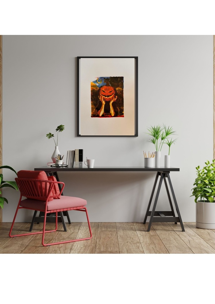 'Balkabağı' Bristol ve Kağıt Üzerine Serigrafi Baskı 25X35
