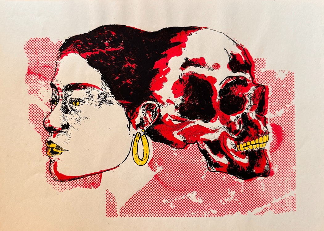 'Gölge' Bristol ve Kağıt Üzerine Serigrafi Baskı 25X35
