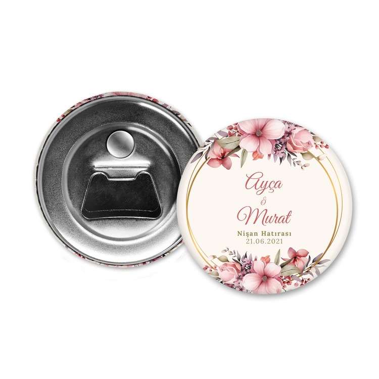 Düğün - Nişan Temalı Açacak Magnet
