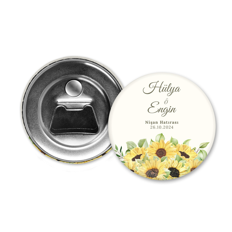 Düğün - Nişan Temalı Açacak Magnet