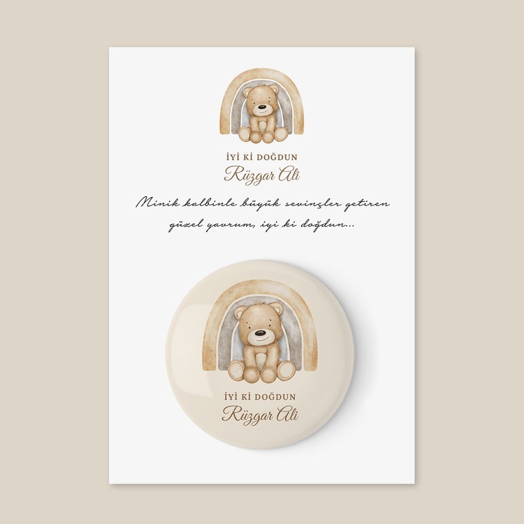 Doğum Günü Temalı Açacak Magnet