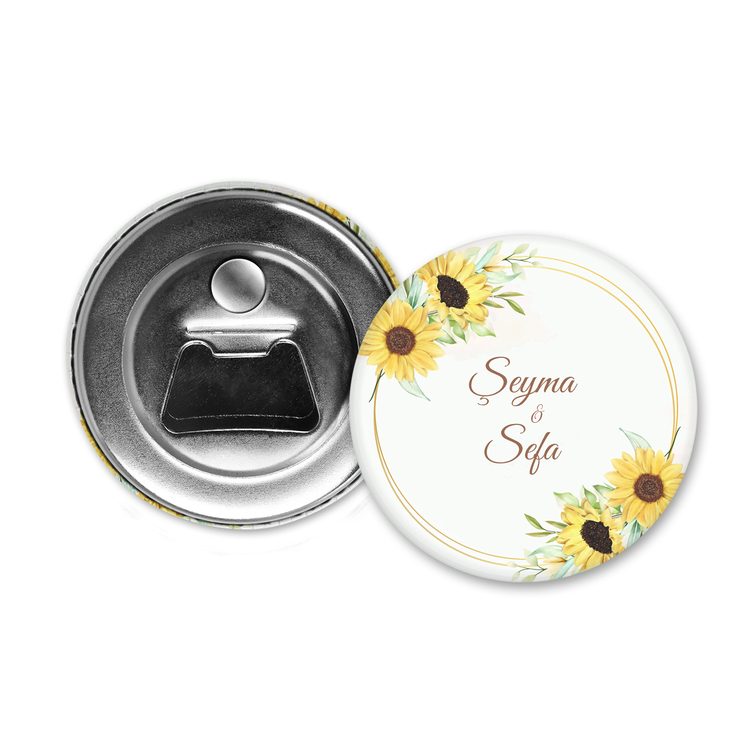 Düğün - Nişan Temalı Açacak Magnet