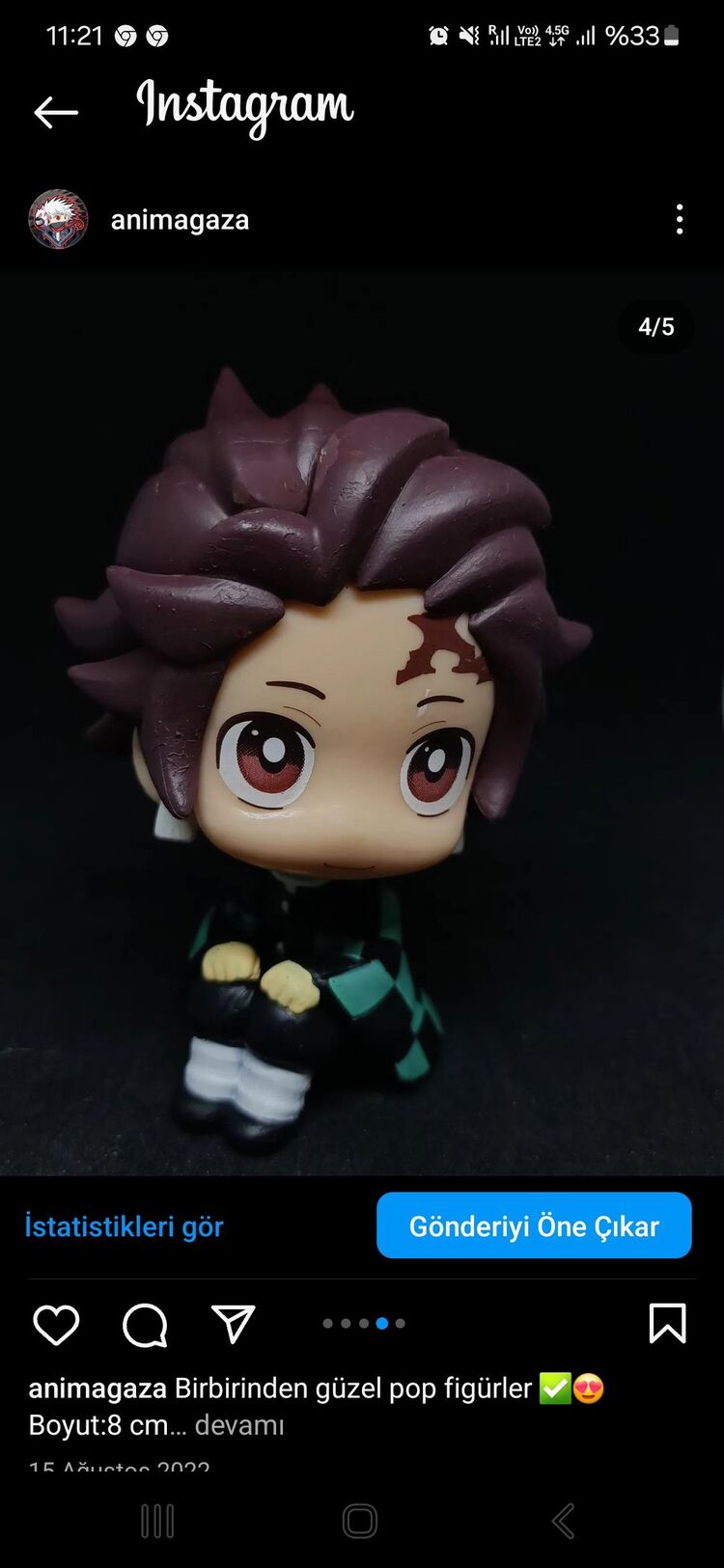 tanjiro pop figür