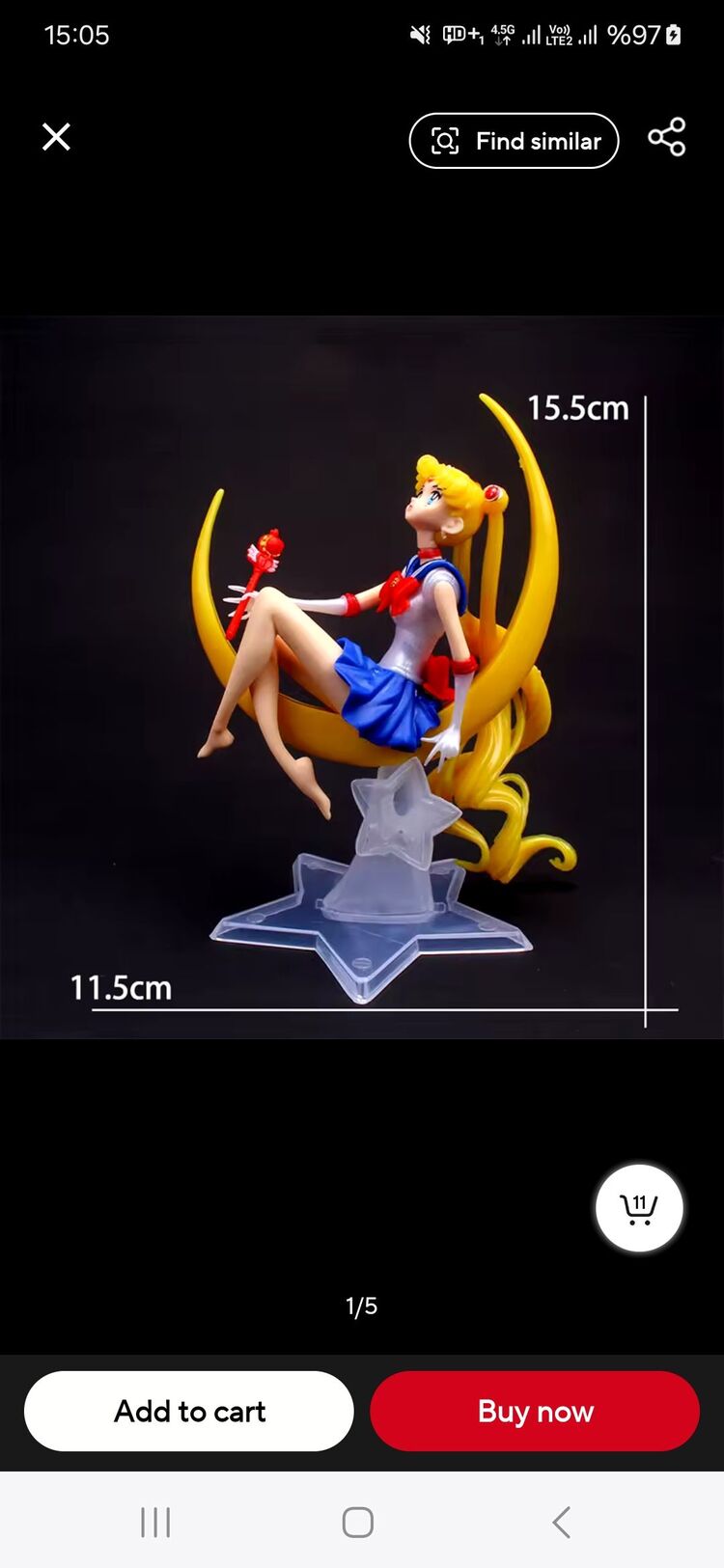 sailor moon figür
