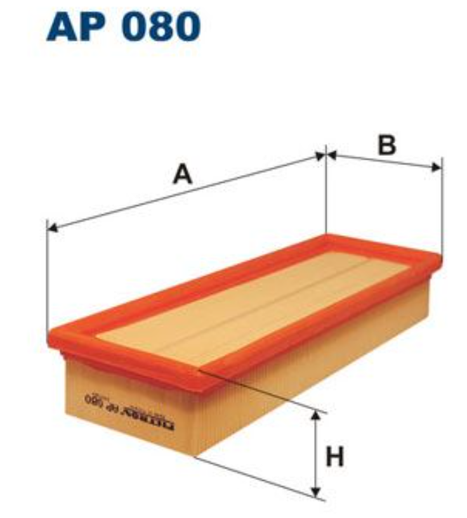 FİLTRON AP 080 HAVA FİLTRESİ