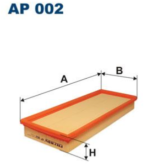FİLTRON AP 002 HAVA FİLTRESİ