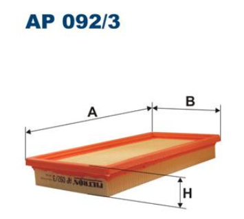 FİLTRON AP 092/3 HAVA FİLTRESİ