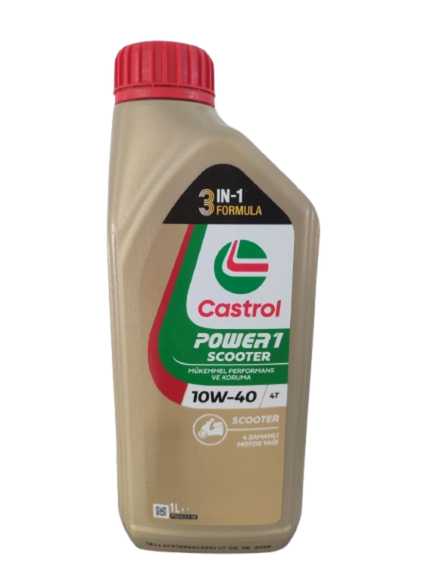 Castrol Power 1 Scooter 10W40 4t 4 Zamanlı Motosiklet Yağı