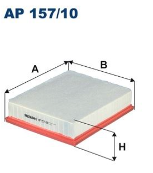 FİLTRON AP 157/10 HAVA FİLTRESİ