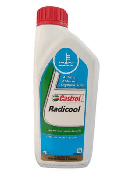 Castrol Radicool Antifriz 4 Mevsim Soğutma Sıvısı 1 Litre Mavi