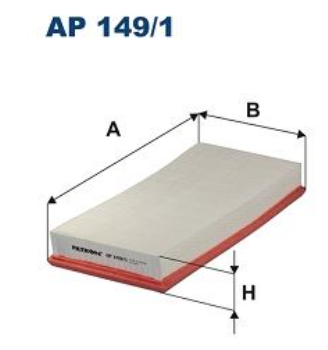 FİLTRON AP 149/1 HAVA FİLTRESİ