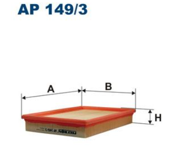 FİLTRON AP 149/3 HAVA FİLTRESİ