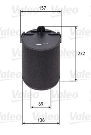 VALEO 585742 HAVA FİLTRESİ