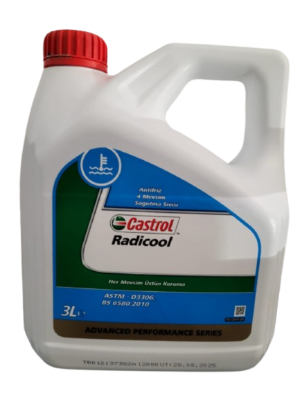 Castrol Radicool Antifriz 4 Mevsim Soğutma Sıvısı Mavi 3 Litre