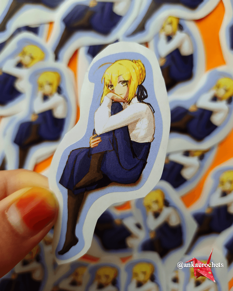 Saber (Sola Dönük) Sticker