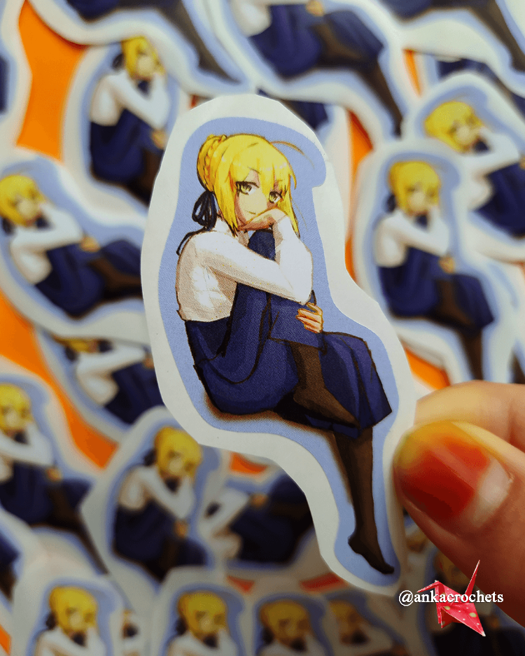 Saber (Sağa Dönük) Sticker