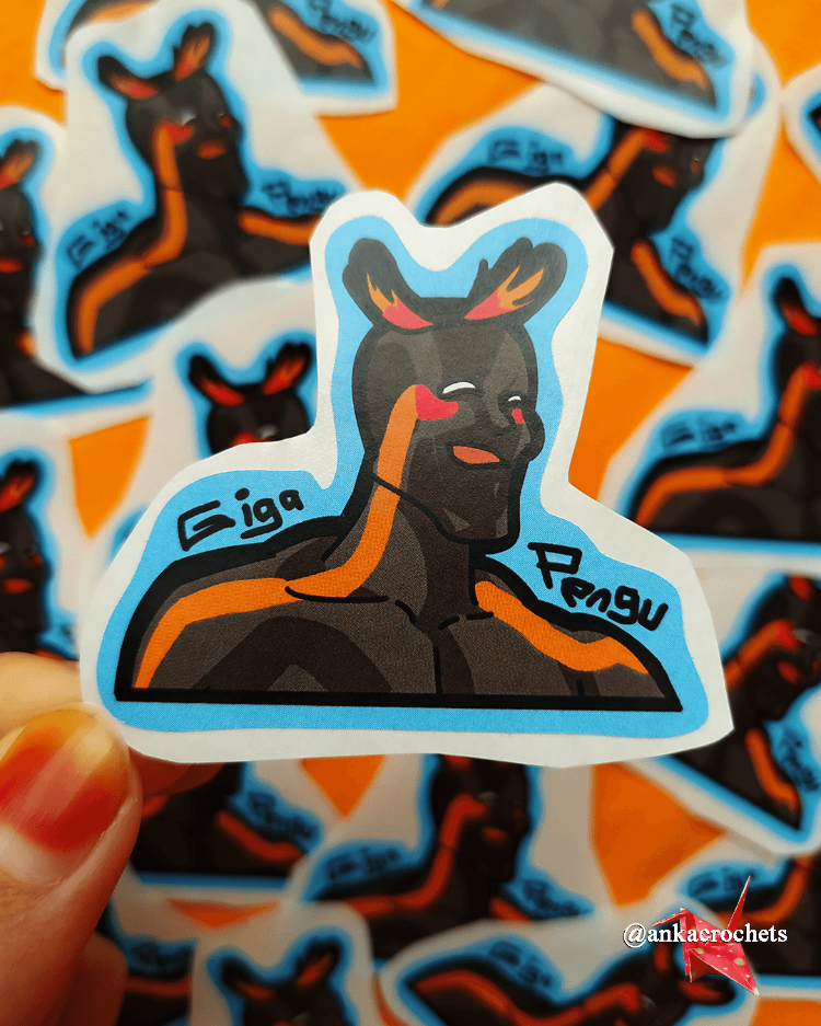 Giga Penguen Sticker