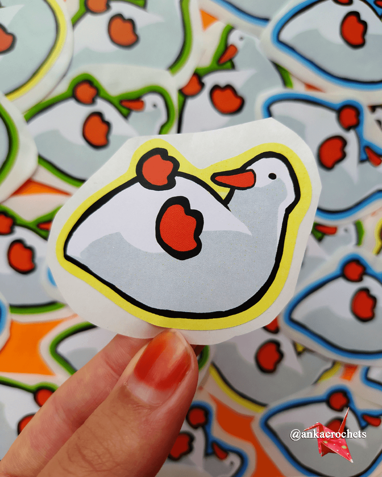 Ördek (Dışı Sarı) Sticker