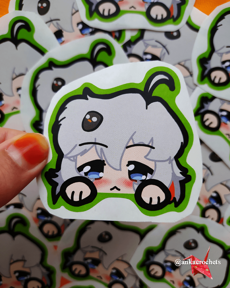 Vacnuo Lurk (Dışı Yeşil) Sticker